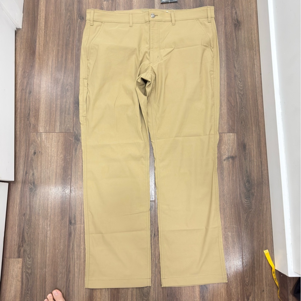 Eddie Bauer Hiking Pants Tan Chinos Versatile Cotton Blend Men’s 40x32